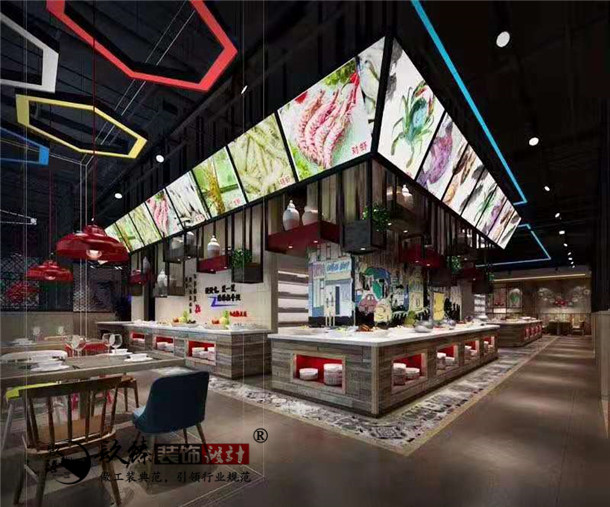 中宁九月椒自助火锅店装修设计