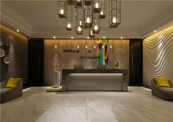 中宁西夏文化宫酒店装修设计|艺术与线条的完美结合。