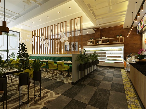 中宁喜鼎餐厅设计方案鉴赏|中宁食境合一的现代餐饮空间